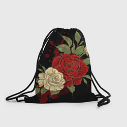 Рюкзак-мешок Прекрасные розы, цвет: 3D-принт