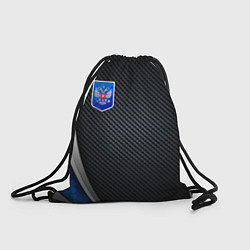 Рюкзак-мешок Black & blue Russia, цвет: 3D-принт