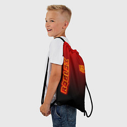 Рюкзак-мешок Roblox светящийся логотип, цвет: 3D-принт — фото 2