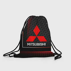 Рюкзак-мешок Mitsubishi Абстракция карбон, цвет: 3D-принт