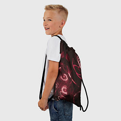 Рюкзак-мешок Неоновые тусклые фонари, цвет: 3D-принт — фото 2