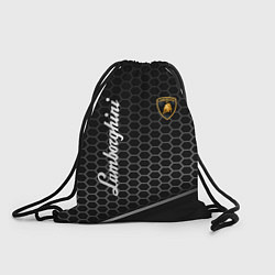 Рюкзак-мешок Lamborghini карбон, цвет: 3D-принт