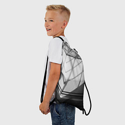 Рюкзак-мешок Абстрактные тени и геометрические фигуры, цвет: 3D-принт — фото 2