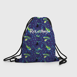 Рюкзак-мешок Monster and logo RM, цвет: 3D-принт