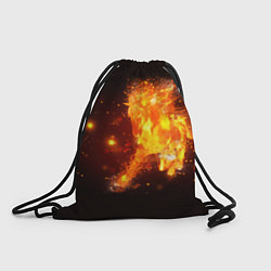 Рюкзак-мешок Огненная лошадь мчит галопом, цвет: 3D-принт