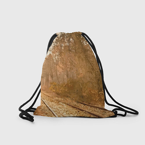 Мешок для обуви Одинокий трамвай - Россия / 3D-принт – фото 2