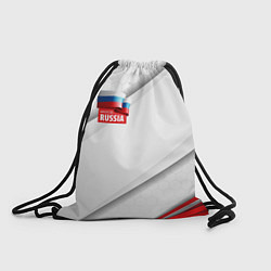 Рюкзак-мешок Red & white флаг России, цвет: 3D-принт