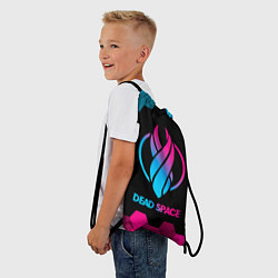 Рюкзак-мешок Dead Space - neon gradient, цвет: 3D-принт — фото 2