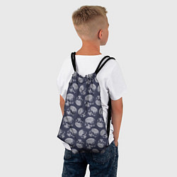 Рюкзак-мешок Череп и челюсть, цвет: 3D-принт — фото 2