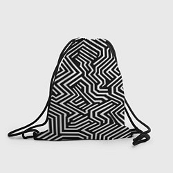 Рюкзак-мешок Гипнотические узоры, цвет: 3D-принт