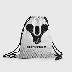 Рюкзак-мешок Destiny с потертостями на светлом фоне, цвет: 3D-принт