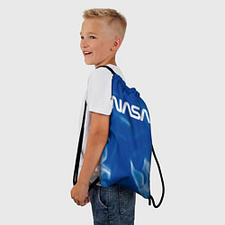 Рюкзак-мешок Nasa - пламя, цвет: 3D-принт — фото 2