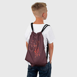 Рюкзак-мешок Осенний олень с птицей, цвет: 3D-принт — фото 2