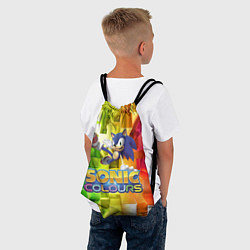 Рюкзак-мешок Sonic Colours - Hedgehog - Video game, цвет: 3D-принт — фото 2