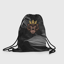 Рюкзак-мешок Русский Царь зверей Медведь, цвет: 3D-принт