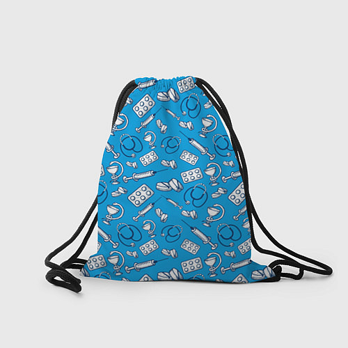 Мешок для обуви Доктор Ливси с черепом и ромом / 3D-принт – фото 2