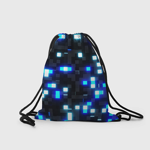 Мешок для обуви Sonic neon squares / 3D-принт – фото 2