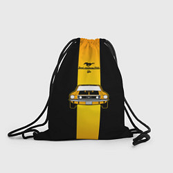Рюкзак-мешок Авто ford mustang, цвет: 3D-принт