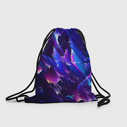 Рюкзак-мешок Космический неоновый глитч, цвет: 3D-принт