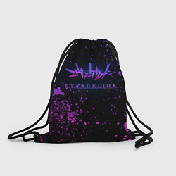 Рюкзак-мешок Evangelion neon logo, цвет: 3D-принт