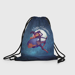 Рюкзак-мешок Happy halloween - beautiful witch, цвет: 3D-принт