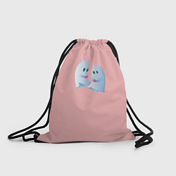 Рюкзак-мешок Призрачная любовь, цвет: 3D-принт