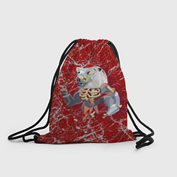 Рюкзак-мешок Bear-zombie - Halloween, цвет: 3D-принт