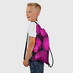 Рюкзак-мешок Ягоды малины, цвет: 3D-принт — фото 2