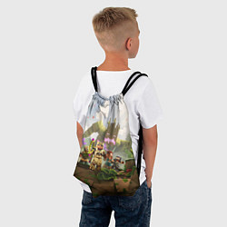 Рюкзак-мешок Джунгли - Майнкрафт, цвет: 3D-принт — фото 2