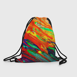 Рюкзак-мешок Неоновый градиент красок, цвет: 3D-принт