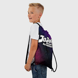 Рюкзак-мешок JoJo Bizarre Adventure gradient space, цвет: 3D-принт — фото 2