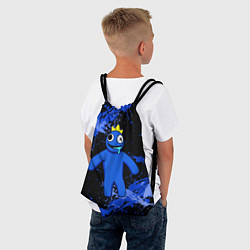 Рюкзак-мешок Радужные друзья - Синий, цвет: 3D-принт — фото 2