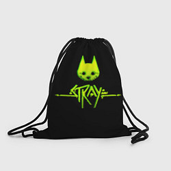 Рюкзак-мешок Stray green neon, цвет: 3D-принт