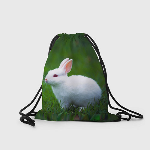 Мешок для обуви Кролик на фоне травы / 3D-принт – фото 2