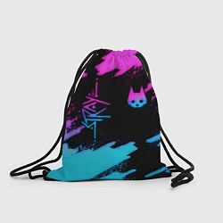 Рюкзак-мешок Stray neon, цвет: 3D-принт