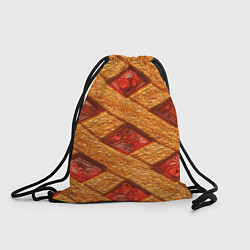 Рюкзак-мешок Сладкий вишневый пирог, цвет: 3D-принт