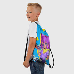 Рюкзак-мешок Шелли из Бравл Старс, цвет: 3D-принт — фото 2