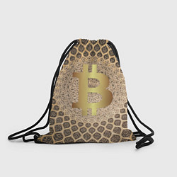 Рюкзак-мешок Золотой биткоин, цвет: 3D-принт