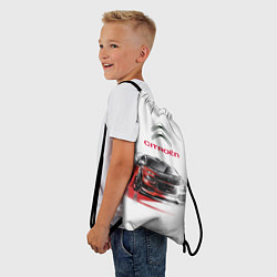 Рюкзак-мешок Ситроен спорт - эскиз, цвет: 3D-принт — фото 2
