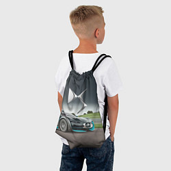 Рюкзак-мешок Citroen DS Spirit - скоростной режим, цвет: 3D-принт — фото 2