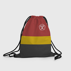 Рюкзак-мешок СССР знак качества цветные полосы, цвет: 3D-принт