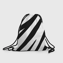 Рюкзак-мешок Камуфляж зебры, цвет: 3D-принт