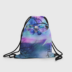 Рюкзак-мешок Бабочка - череп, цвет: 3D-принт