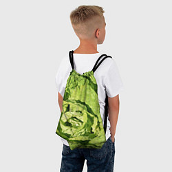 Рюкзак-мешок Свежая капуста, цвет: 3D-принт — фото 2