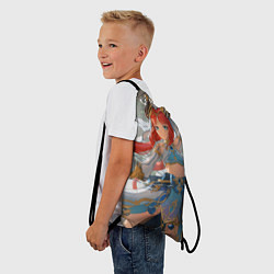 Рюкзак-мешок Нилу Геншин Импакт, цвет: 3D-принт — фото 2