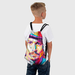 Рюкзак-мешок Джонни Депп портрет, цвет: 3D-принт — фото 2