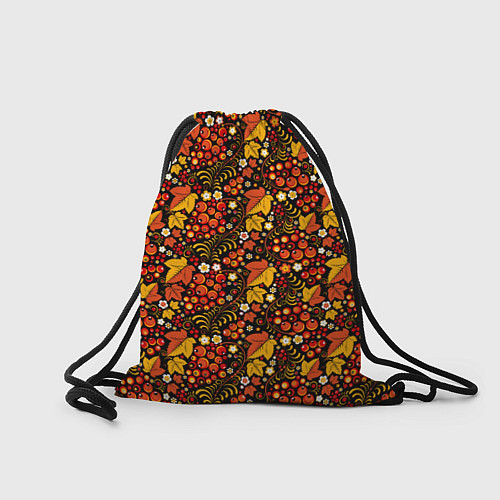 Мешок для обуви Осенняя хохлома / 3D-принт – фото 2