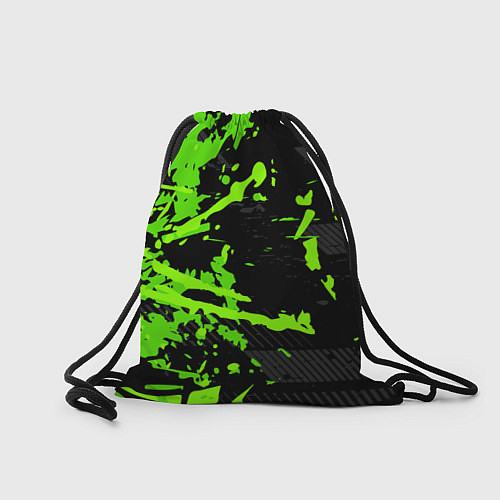 Мешок для обуви Black & Green / 3D-принт – фото 2