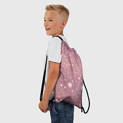 Рюкзак-мешок Pink bubbles, цвет: 3D-принт — фото 2