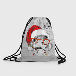 Рюкзак-мешок Be merry, fish with red glasses, цвет: 3D-принт